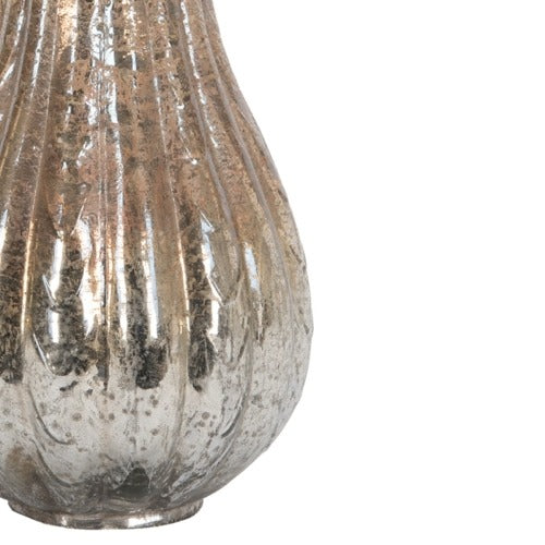 Foil Mercury Glass Gourd - Fall Harvest Thanksgiving Decor