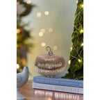 Foil Mercury Glass Pumpkin - Harvest Festival Table Decor