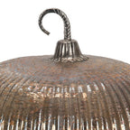 Foil Mercury Glass Pumpkin - Harvest Festival Table Decor
