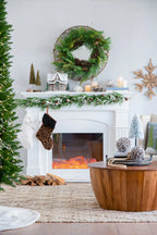 Frosted Christmas Ornaments Set of 4 Natural Twig Balls 5 Inch