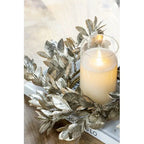 Gold Boxwood Candle Ring Set of 6