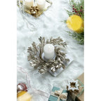 Gold Boxwood Candle Ring Set of 6