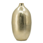 Gold Streak Aluminum Vase 18.5 Inch Modern Floor Vase for Home Decor
