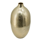 Gold Streak Aluminum Vase 18.5 Inch Modern Floor Vase for Home Decor
