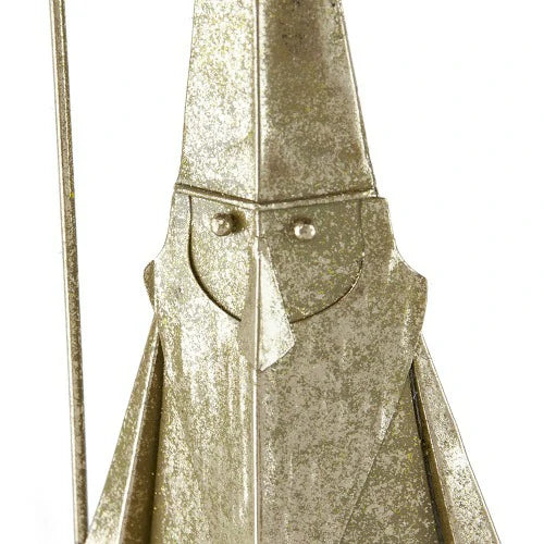 Gold Santa Decor Set of 2