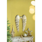 Gold Santa Decor Set of 2