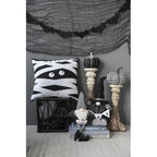 Halloween Gnome Decor with Wings and Plaid Hat 2 pcs