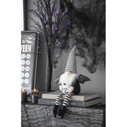 Halloween Gnome Decor with Wings and Plaid Hat 2 pcs