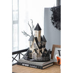 Halloween Cardboard Lighted Haunted House Tabletop Battery Powered