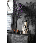 Halloween Cardboard Lighted Haunted House Tabletop Battery Powered