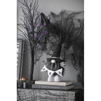Halloween Decor Fabric Black Gnome with 'Boo' Banner