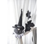 Halloween Decor Fabric Black Gnome with 'Boo' Banner