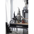 Halloween Decor Fabric Black Gnome with 'Boo' Banner