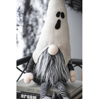 Halloween Decor Fabric Sitting Gnome Ghost Hat