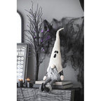Halloween Decor Fabric Sitting Gnome Ghost Hat