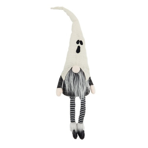 Halloween Decor Fabric Sitting Gnome Ghost Hat