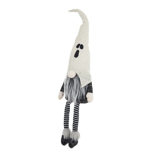 Halloween Decor Fabric Sitting Gnome Ghost Hat