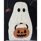 Halloween Ghost Pumpkin Throw Pillow