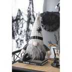 Halloween 2 pcs - Fabric Sitting Gnomes with White Hat and Spider