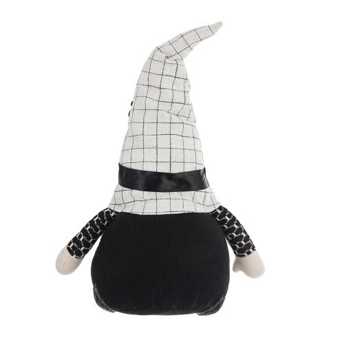 Halloween 2 pcs - Fabric Sitting Gnomes with White Hat and Spider