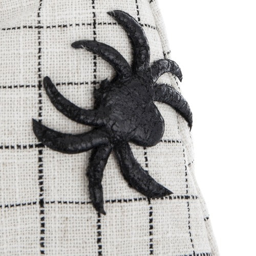 Halloween 2 pcs - Fabric Sitting Gnomes with White Hat and Spider