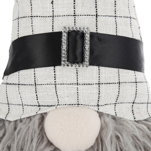 Halloween 2 pcs - Fabric Sitting Gnomes with White Hat and Spider