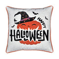 Halloween Pumpkin Witch Throw Pillow - Spooky Home Decor