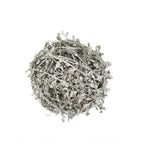 Iced Christmas Ornaments Set of 6 with Frosted Leaves and Twigs