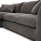 Feathers Sectional Couch Chaise Lounge 88-170 Inches