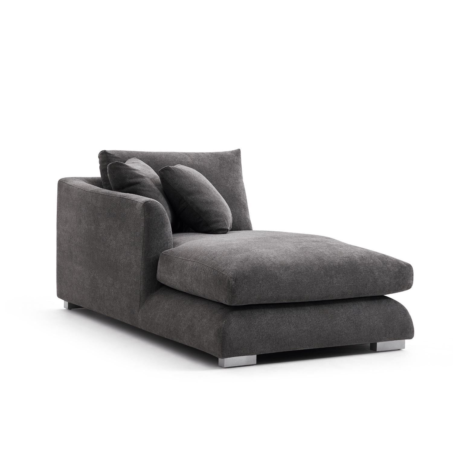 Feathers Sectional Couch Chaise Lounge - Left