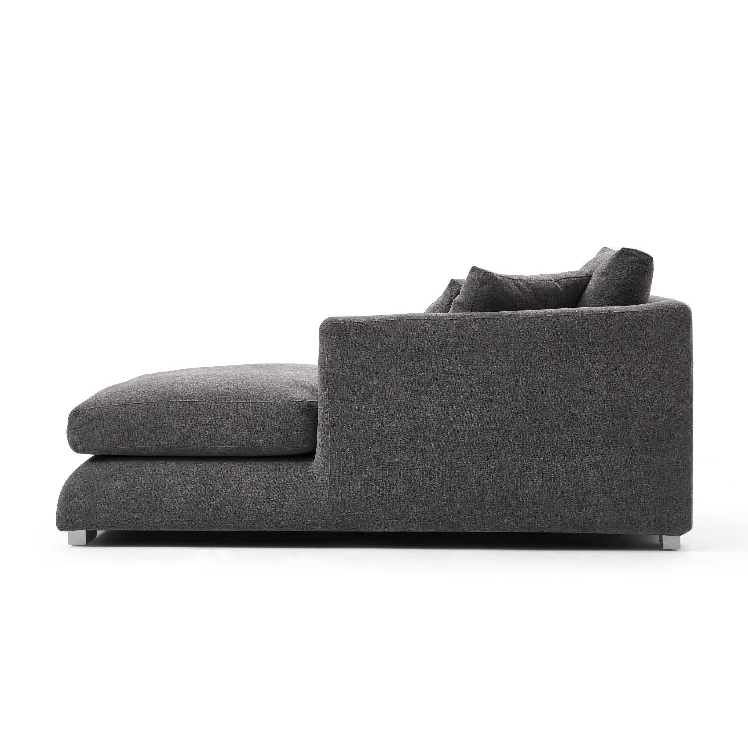 Feathers Sectional Couch Chaise Lounge - Left