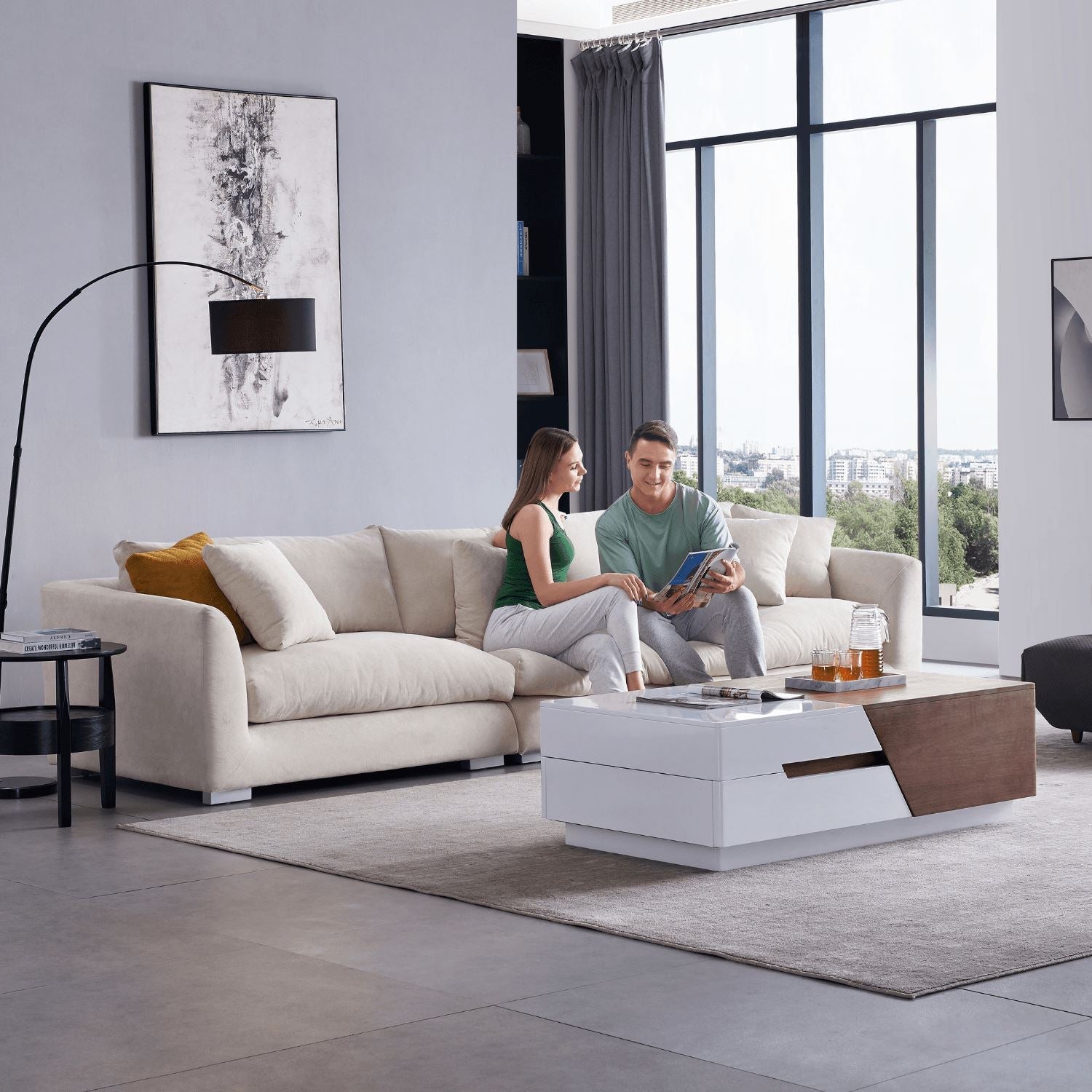 Feathers Washable Couch Sectional (3-6 Seater)