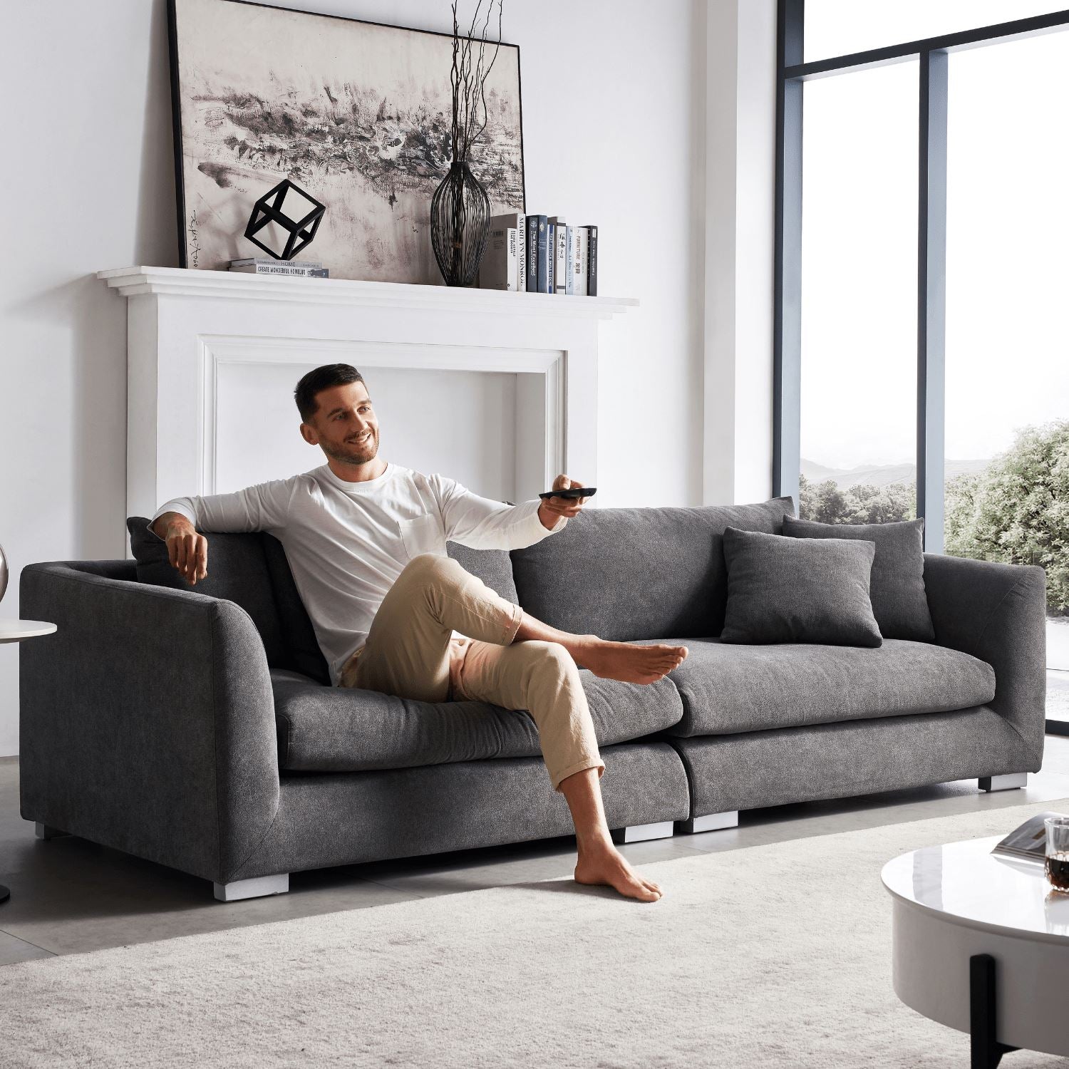 Feathers Washable Couch Sectional (3-6 Seater)