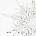 Metal Snowflake Ornaments Set of 6 for Christmas Tree and Home Decor