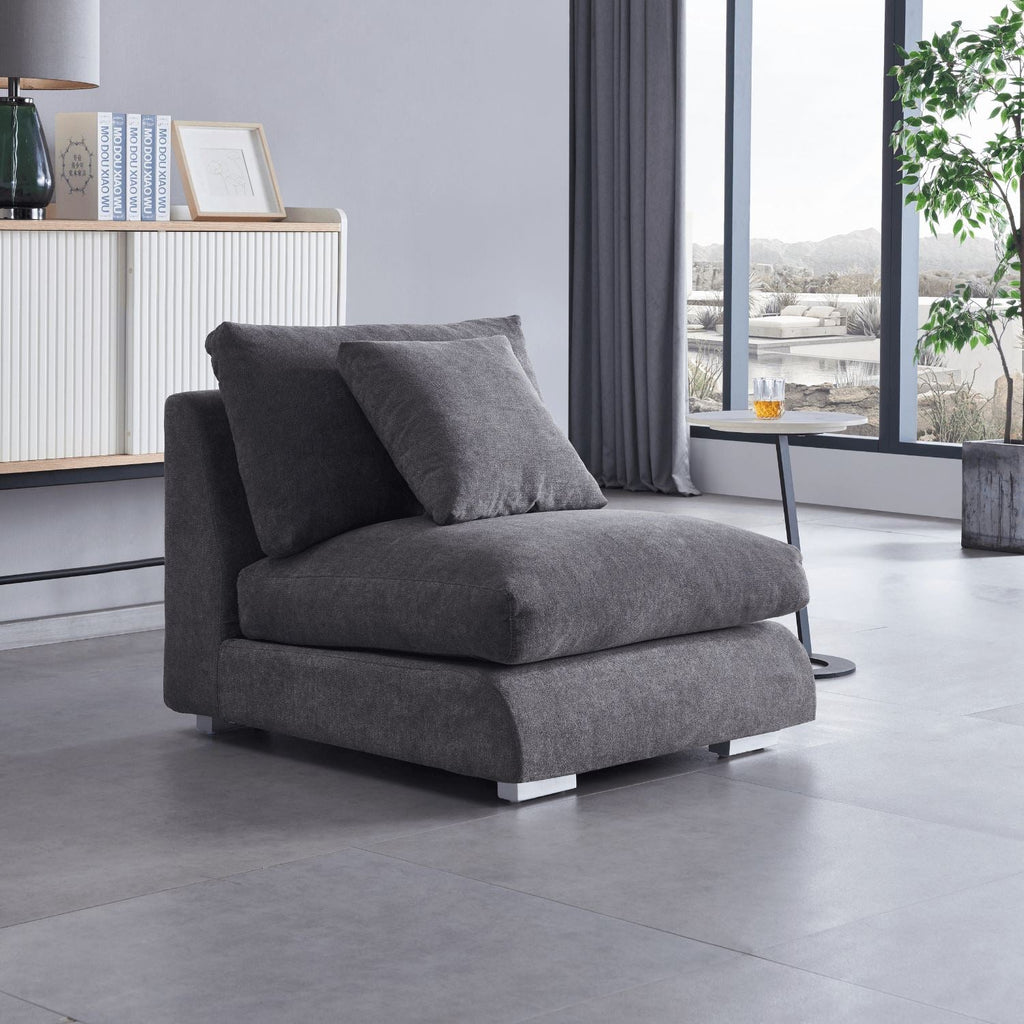 Feathers Sofa Armless Middle Seat - 31 Inches