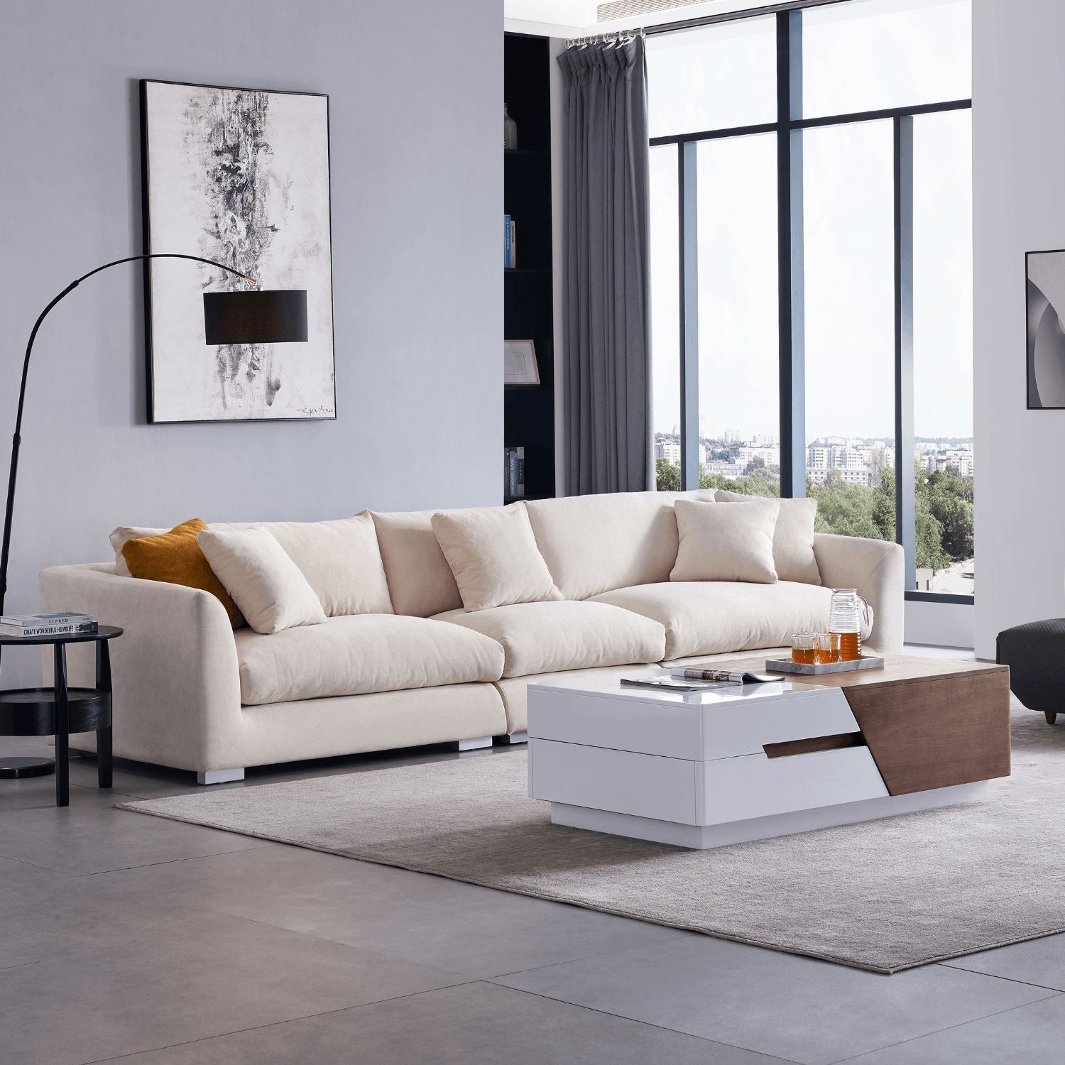 Feathers Washable Couch Sectional (3-6 Seater)