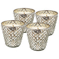Natural Glass Soy Wax Candle Brilliant - Set of 4
