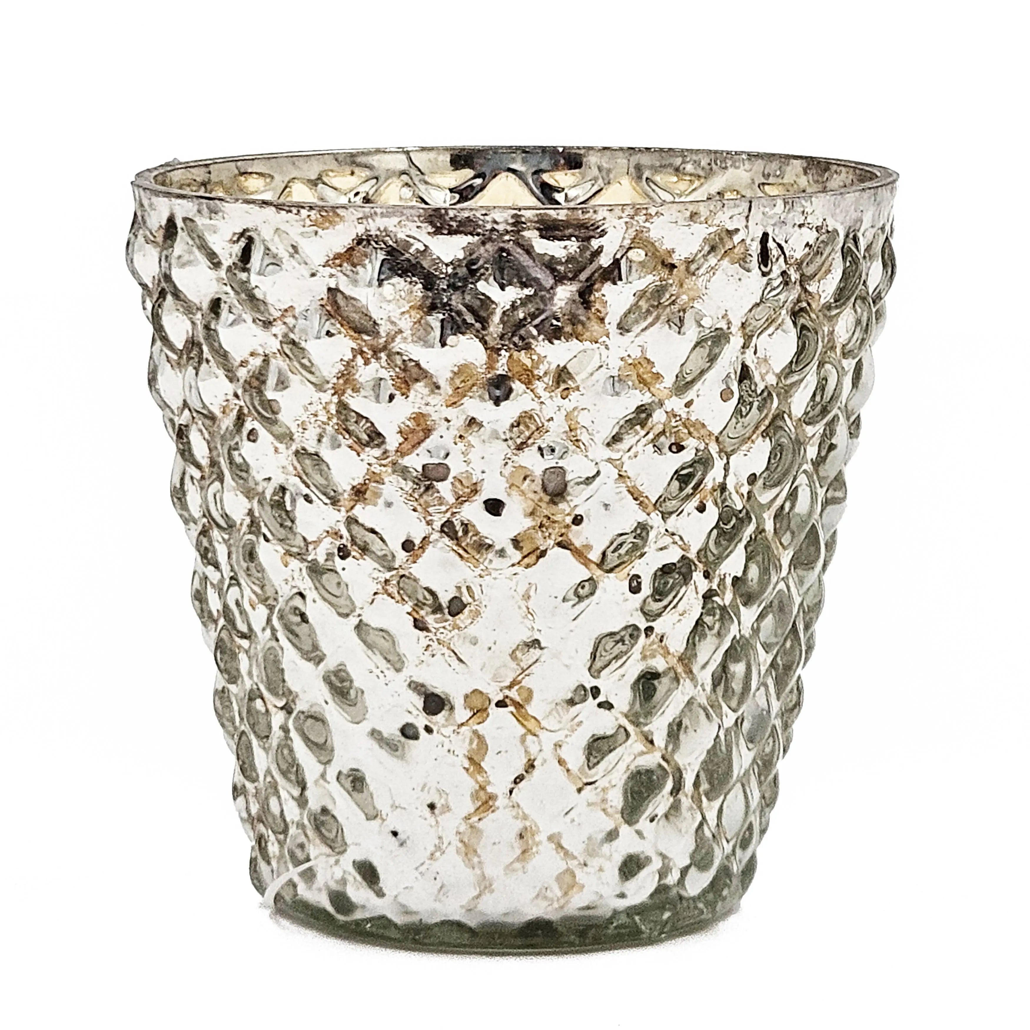 Natural Glass Soy Wax Candle Brilliant - Set of 4