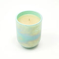 Pastel Glow Scented Wax Candle Blue Elegant