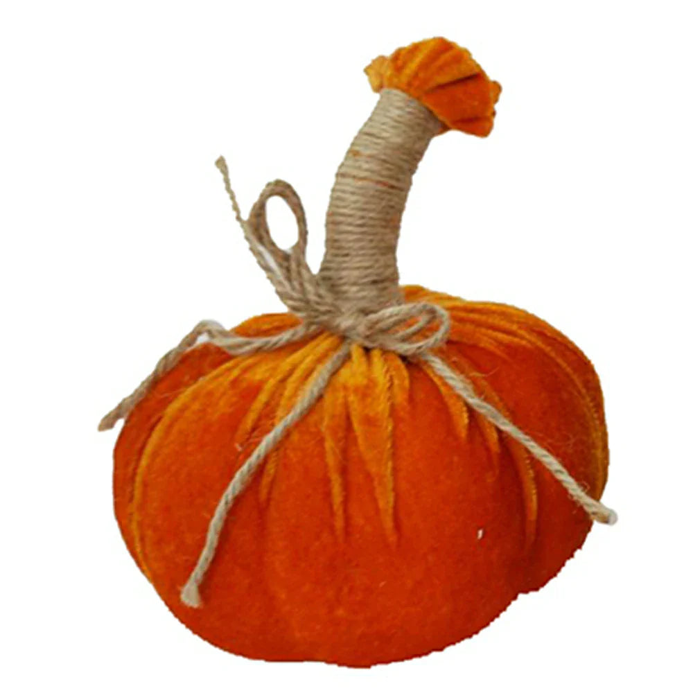 Pumpkin Ornament Set of 6 Thanksgiving Holiday Decor