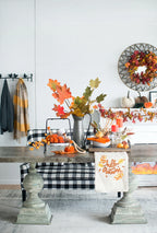 Pumpkin Ornament Set of 6 Thanksgiving Holiday Decor