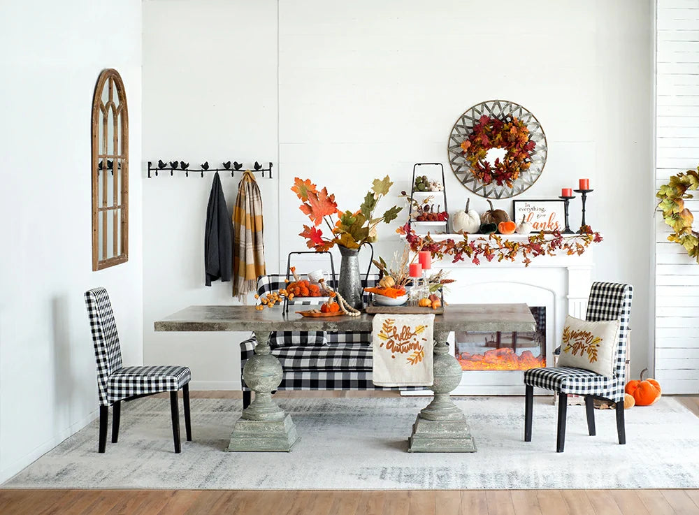 Pumpkin Ornament Set of 6 Thanksgiving Holiday Decor