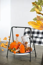 Pumpkin Ornament Set of 6 Thanksgiving Holiday Decor