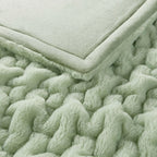 Ruched Fur Throw
