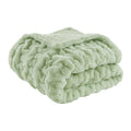 Ruched Fur Throw