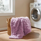 Ruched Fur Throw