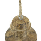 Rustic Wood Ornaments Set of 8 for Christmas Tree and Home Display
