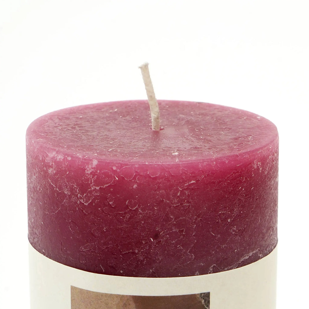 Rustic Pillar Candle