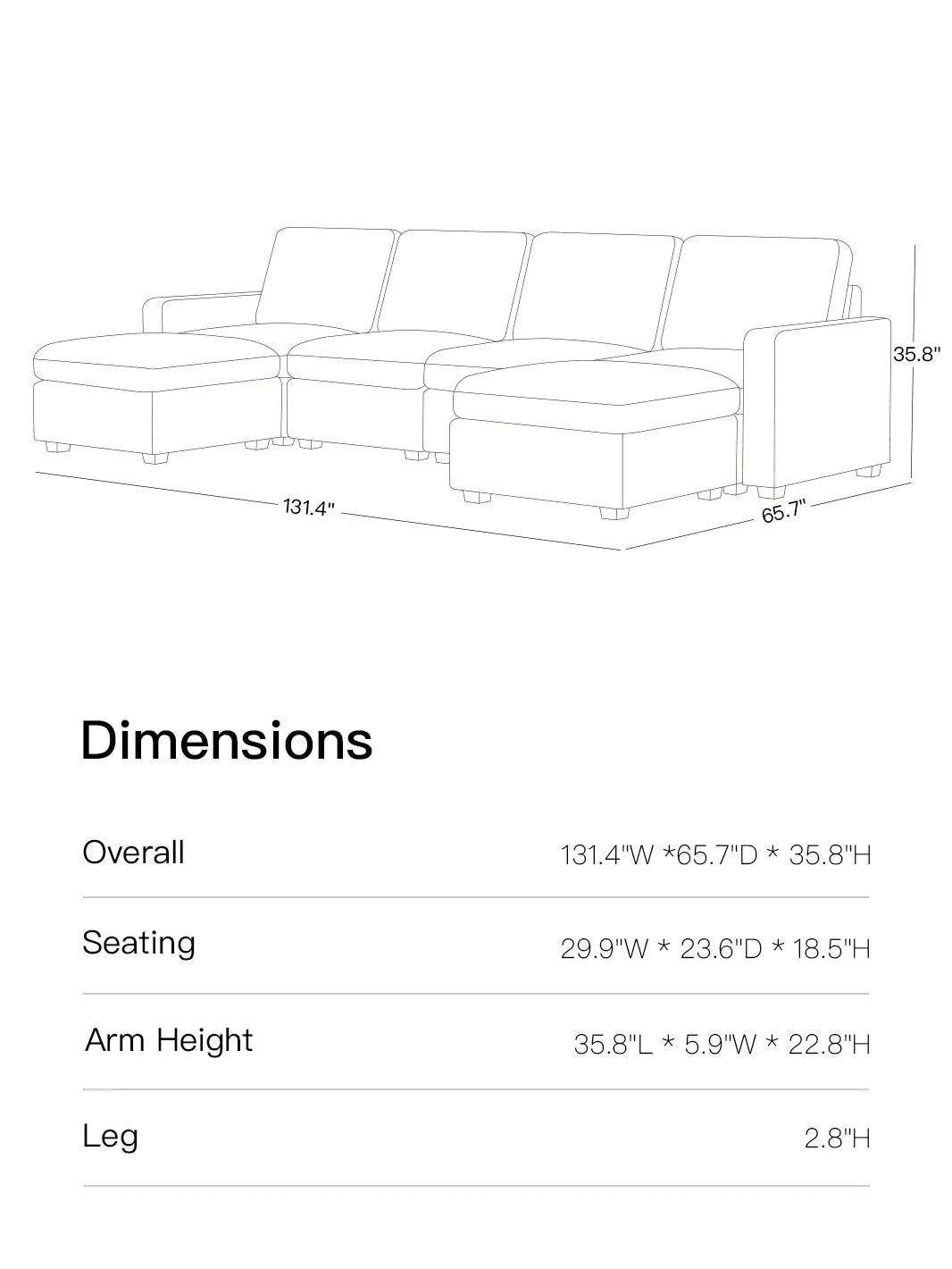Sofinity U-Sectional