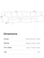 Sofinity Storage Sectional Couch